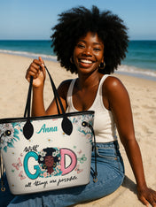 Flower Crown Serenity Classic Shopper Tote