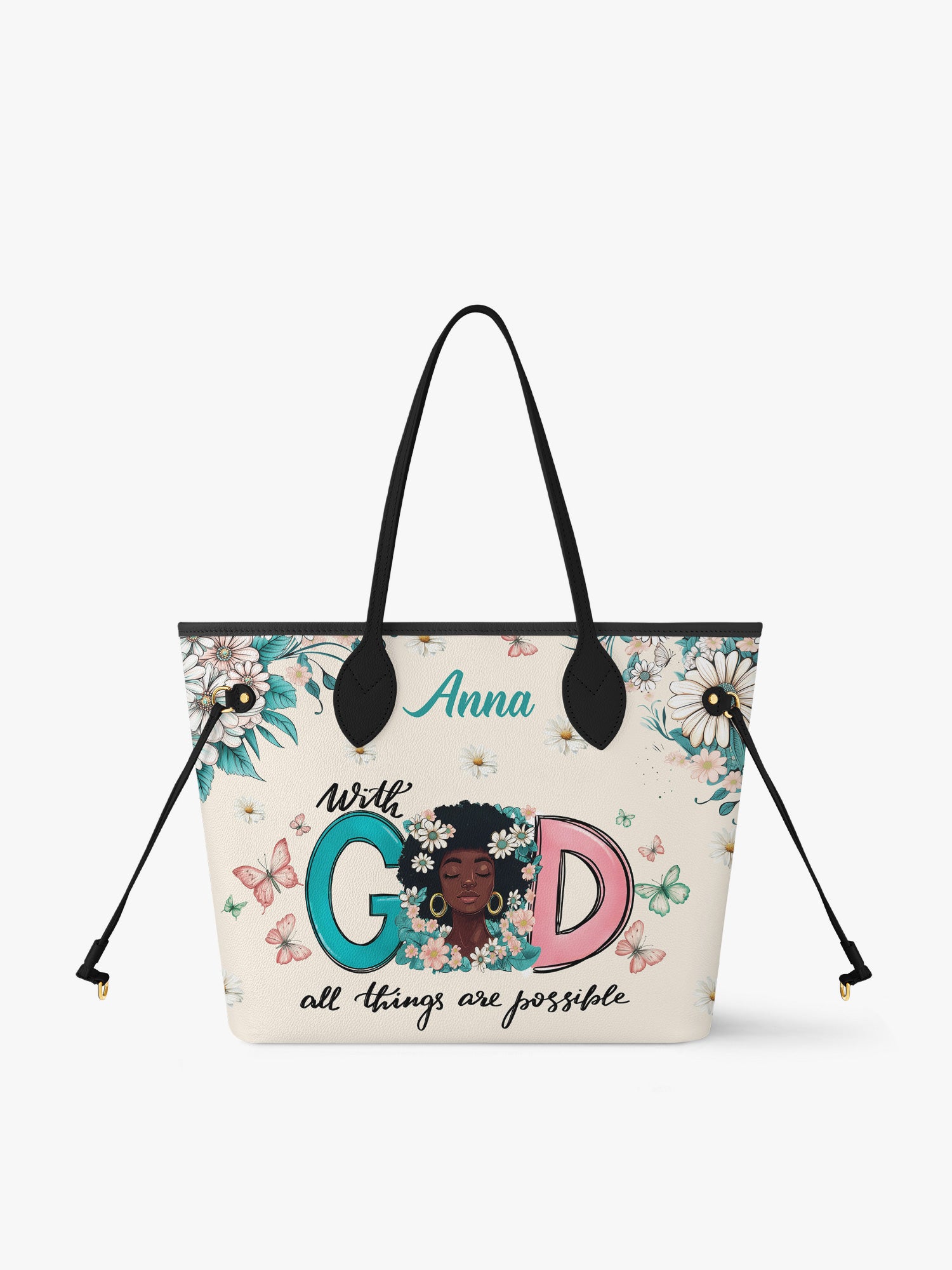 Flower Crown Serenity Classic Shopper Tote