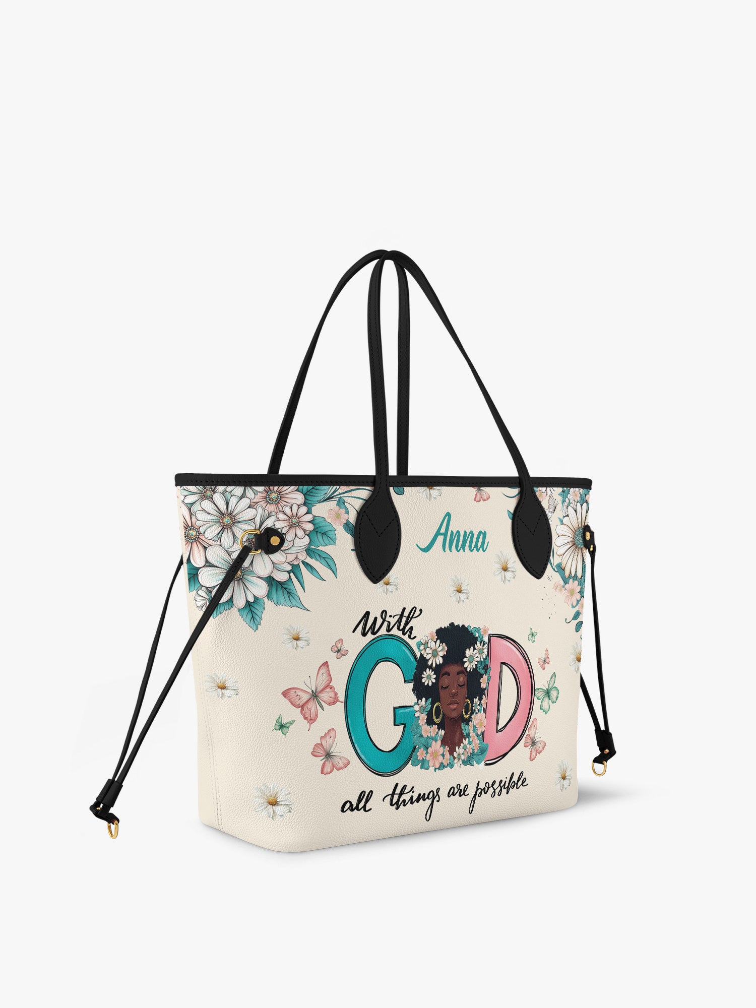 Flower Crown Serenity Classic Shopper Tote