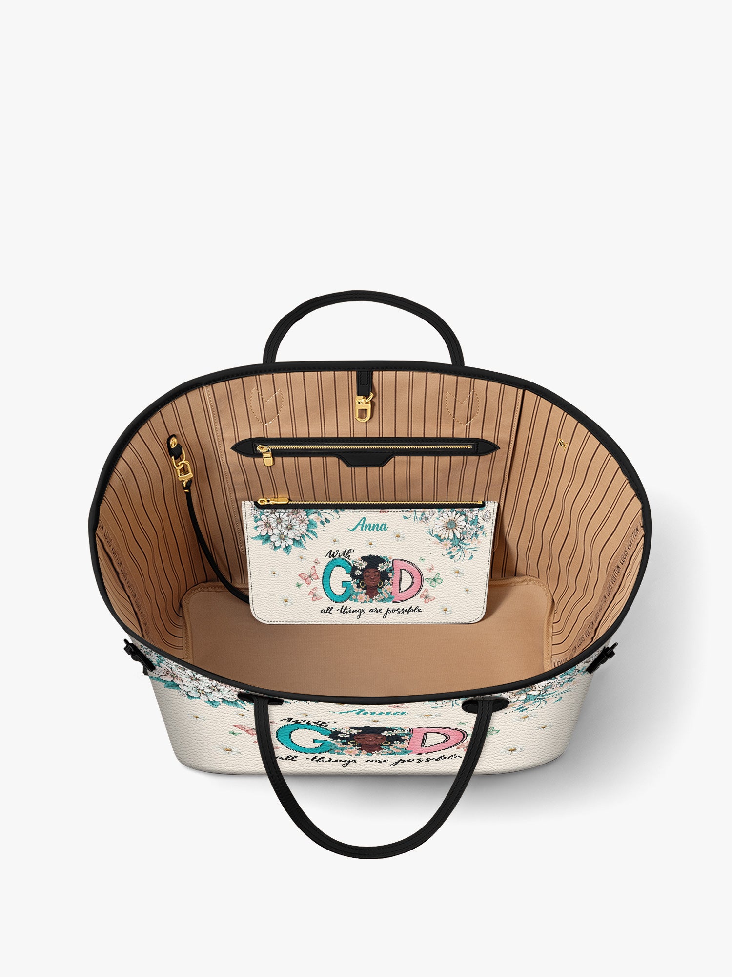 Flower Crown Serenity Classic Shopper Tote