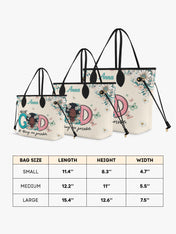 Flower Crown Serenity Classic Shopper Tote
