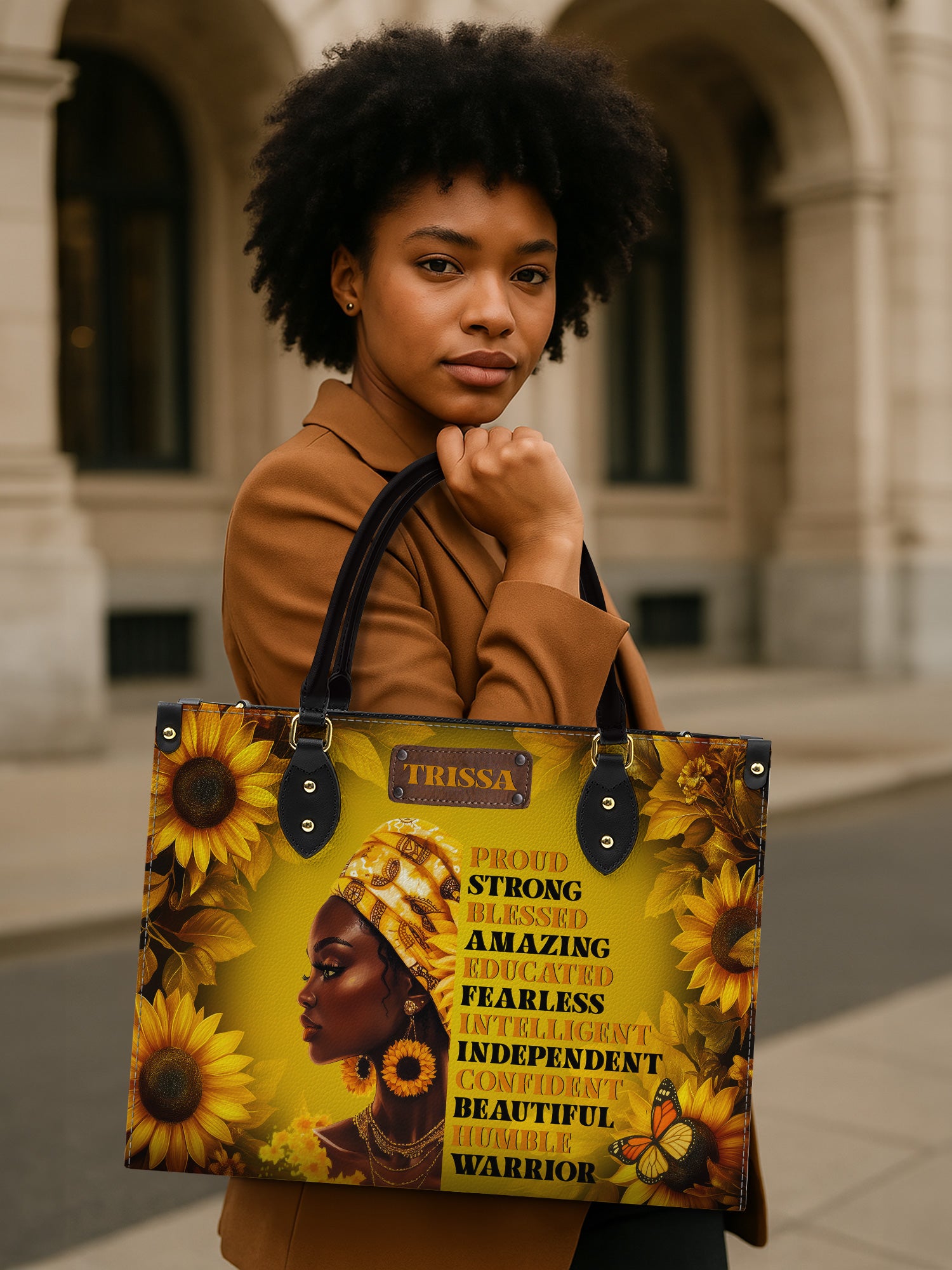 Golden Warrior Premium Leather Handbag