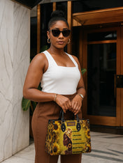 Golden Warrior Premium Leather Handbag