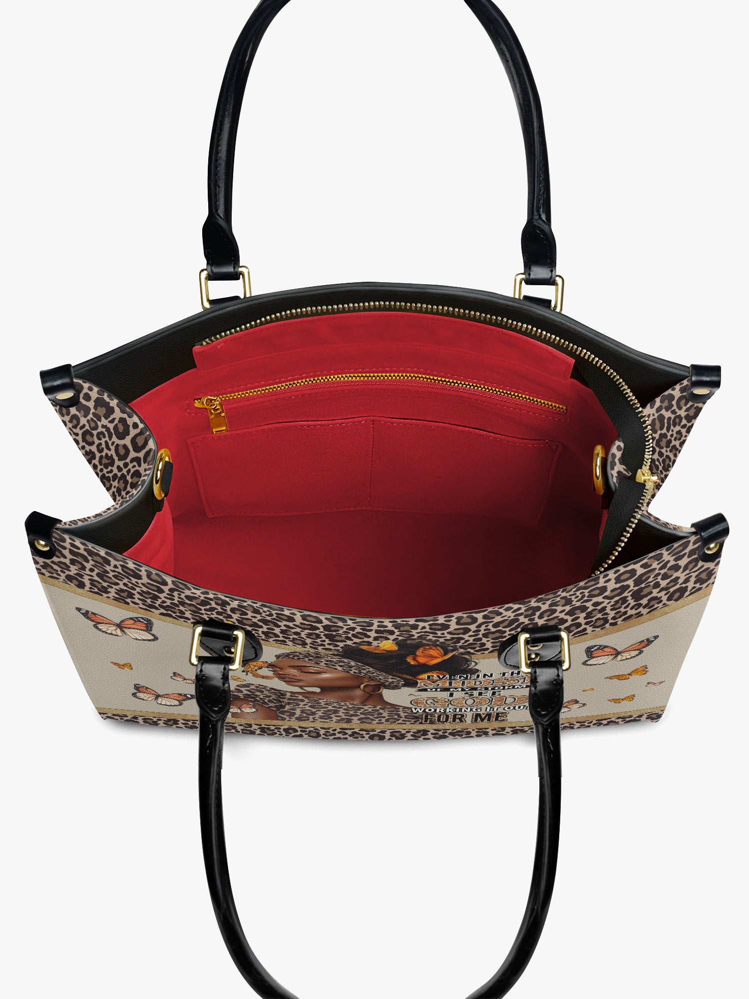 Butterfly Beauty Premium Leather Handbag