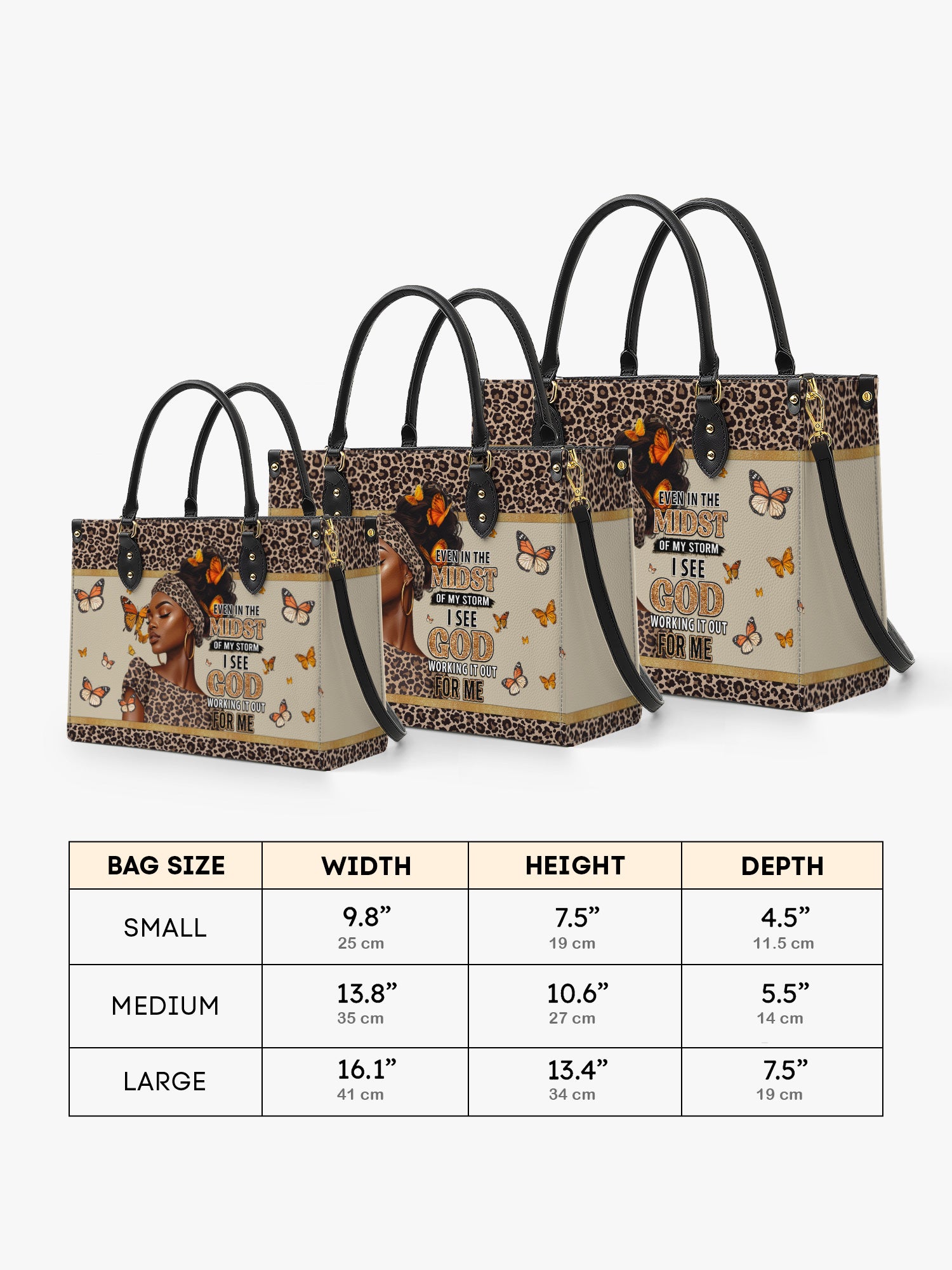 Butterfly Beauty Premium Leather Handbag