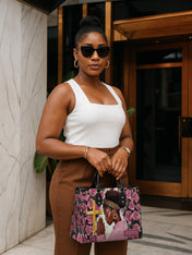 Prayerful Grace Premium Leather Handbag