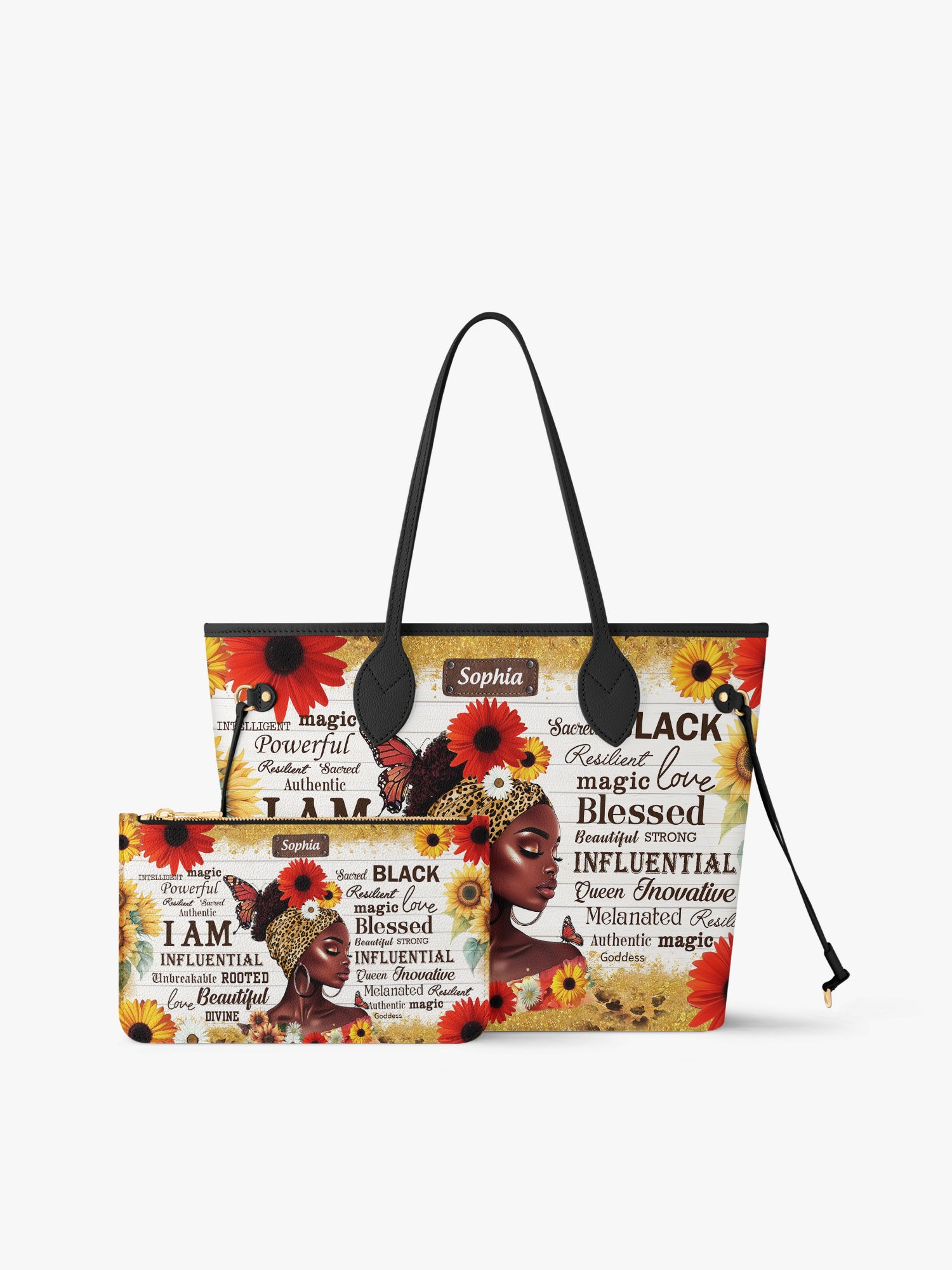 Black Beauty Blossom Classic Shopper Tote