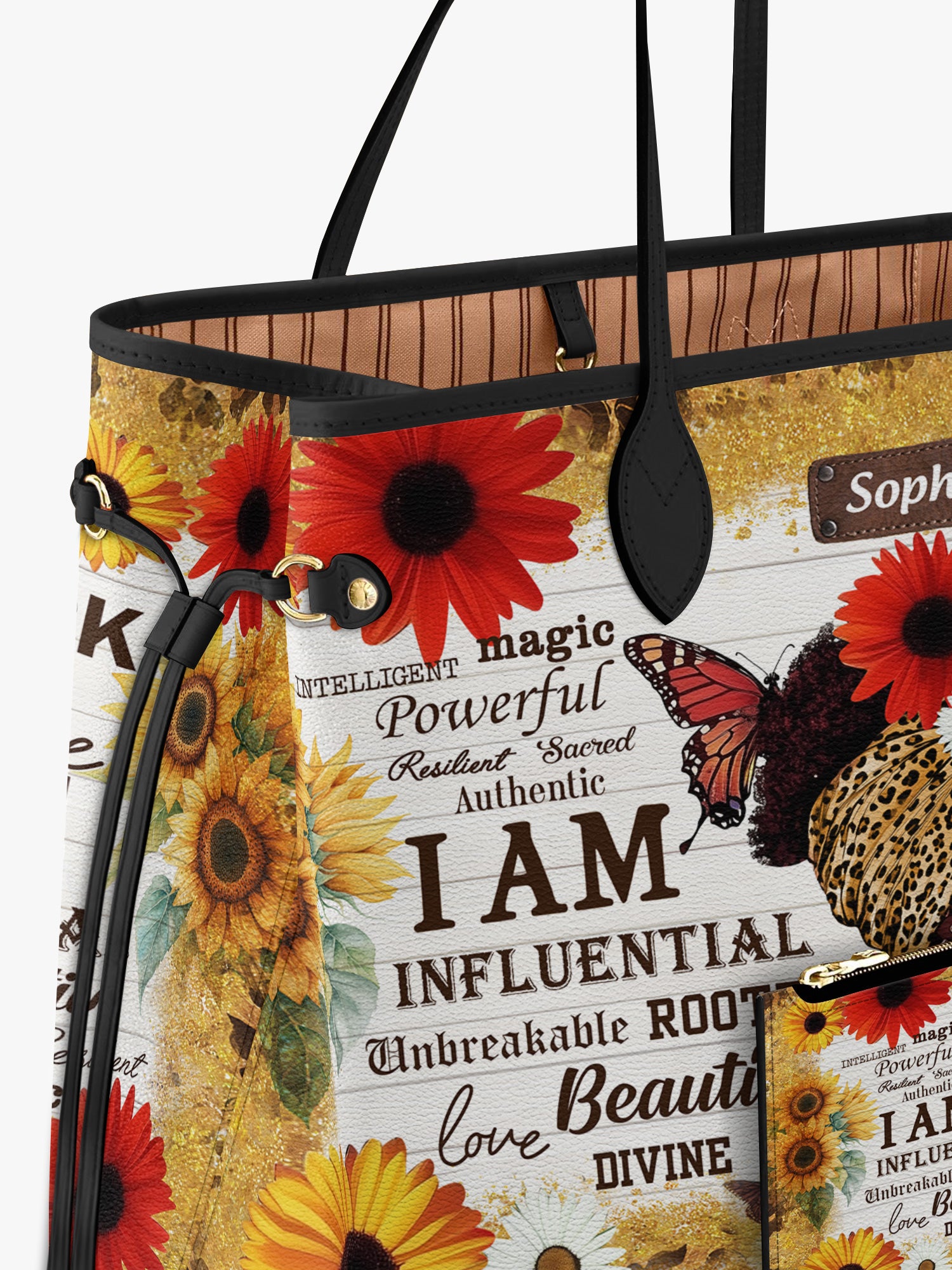 Black Beauty Blossom Classic Shopper Tote