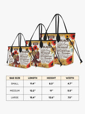 Black Beauty Blossom Classic Shopper Tote