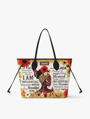 Black Beauty Blossom Classic Shopper Tote