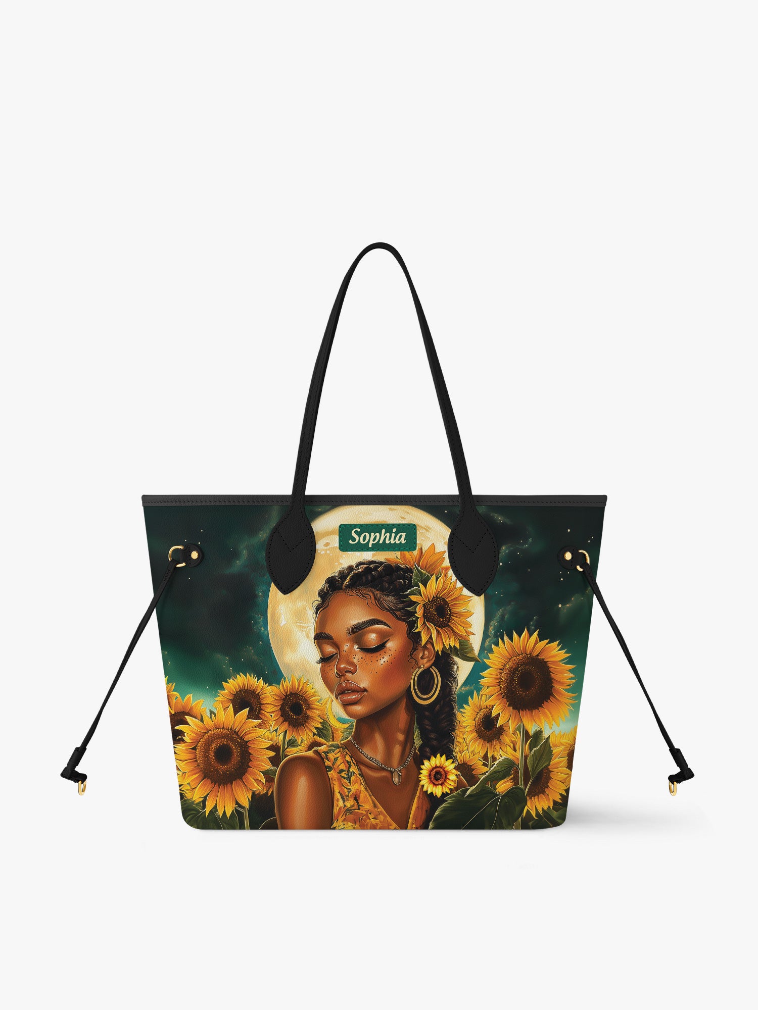 Sunflower Moonlight Classic Shopper Tote