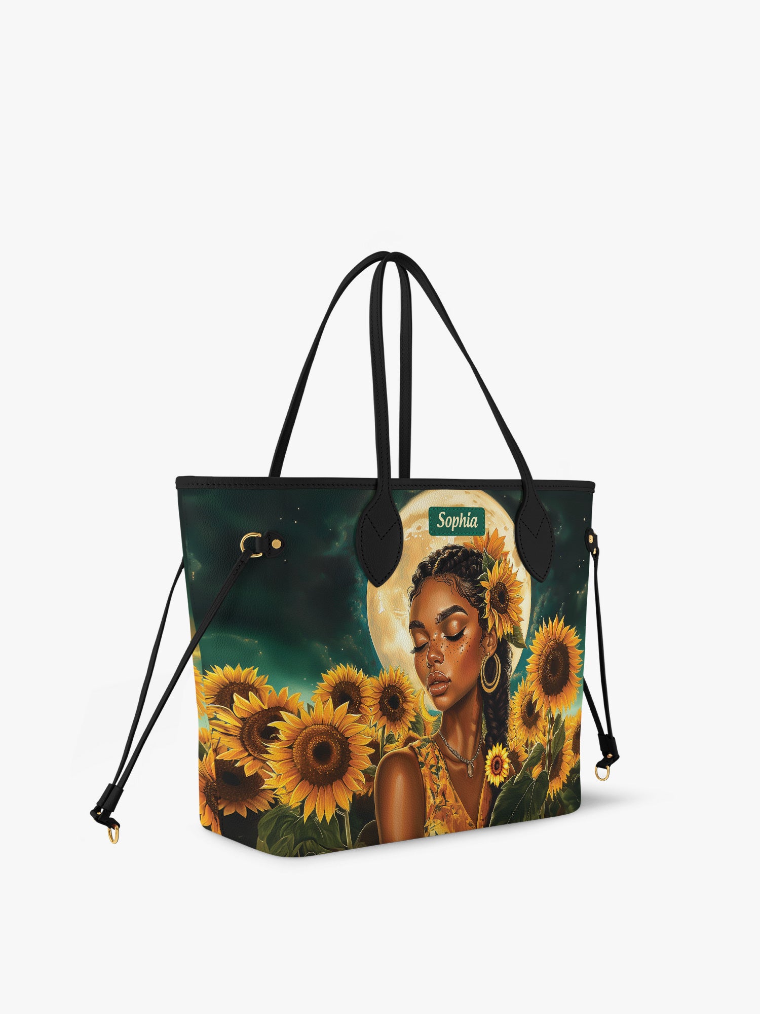 Sunflower Moonlight Classic Shopper Tote