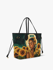 Sunflower Moonlight Classic Shopper Tote