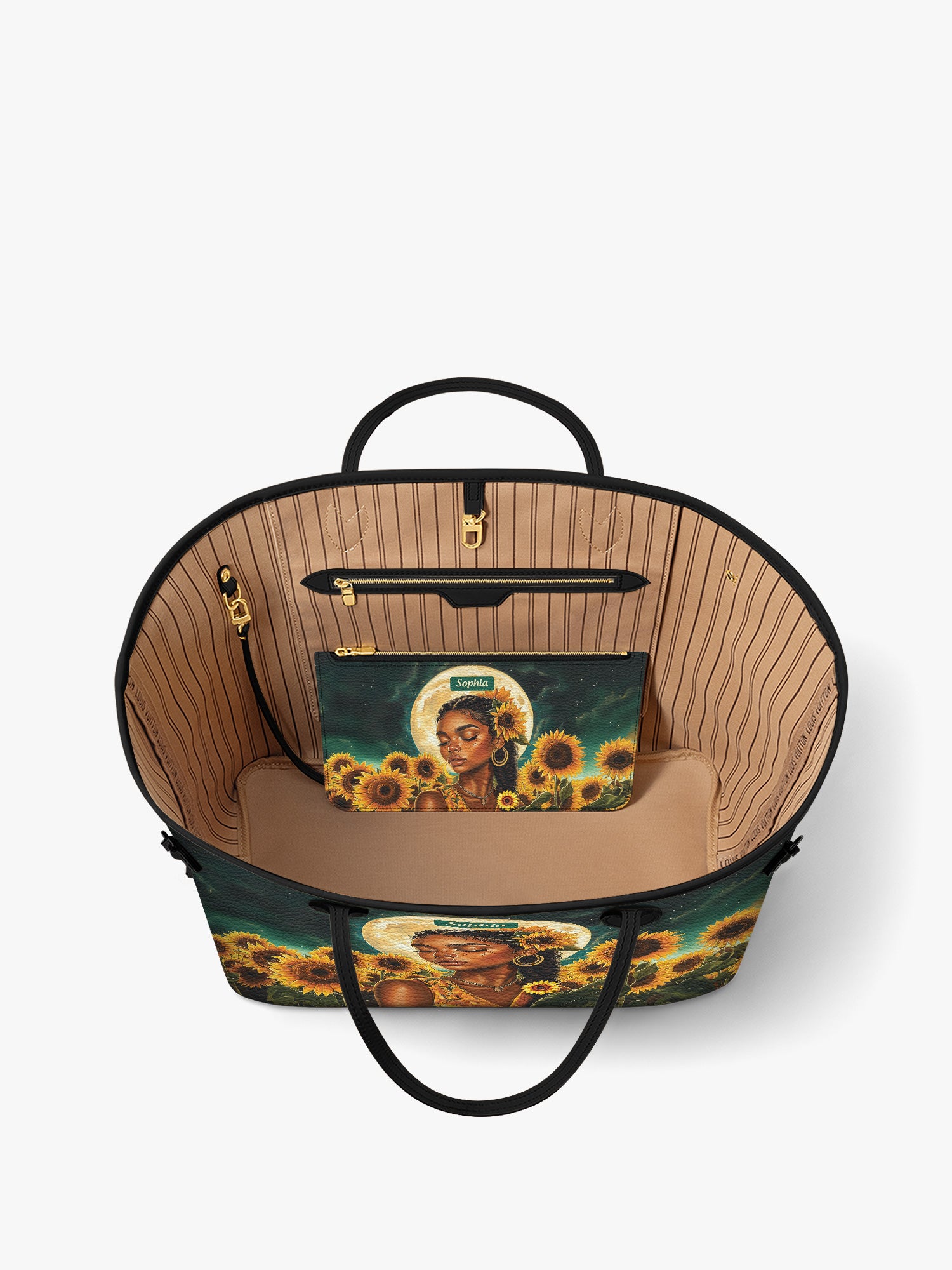 Sunflower Moonlight Classic Shopper Tote