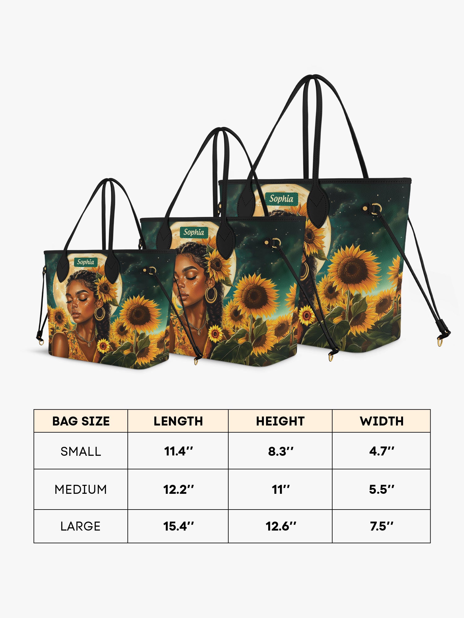 Sunflower Moonlight Classic Shopper Tote