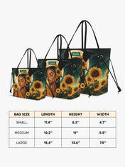Sunflower Moonlight Classic Shopper Tote