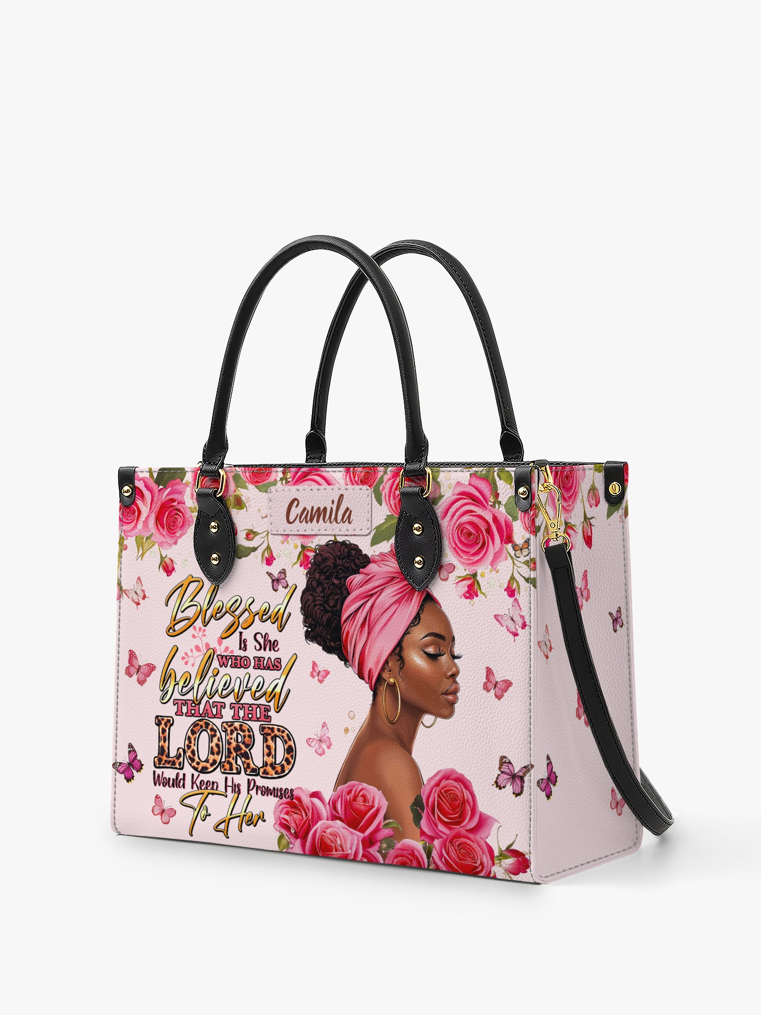 Blessed Believer Premium Leather Handbag