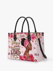 Blessed Believer Premium Leather Handbag