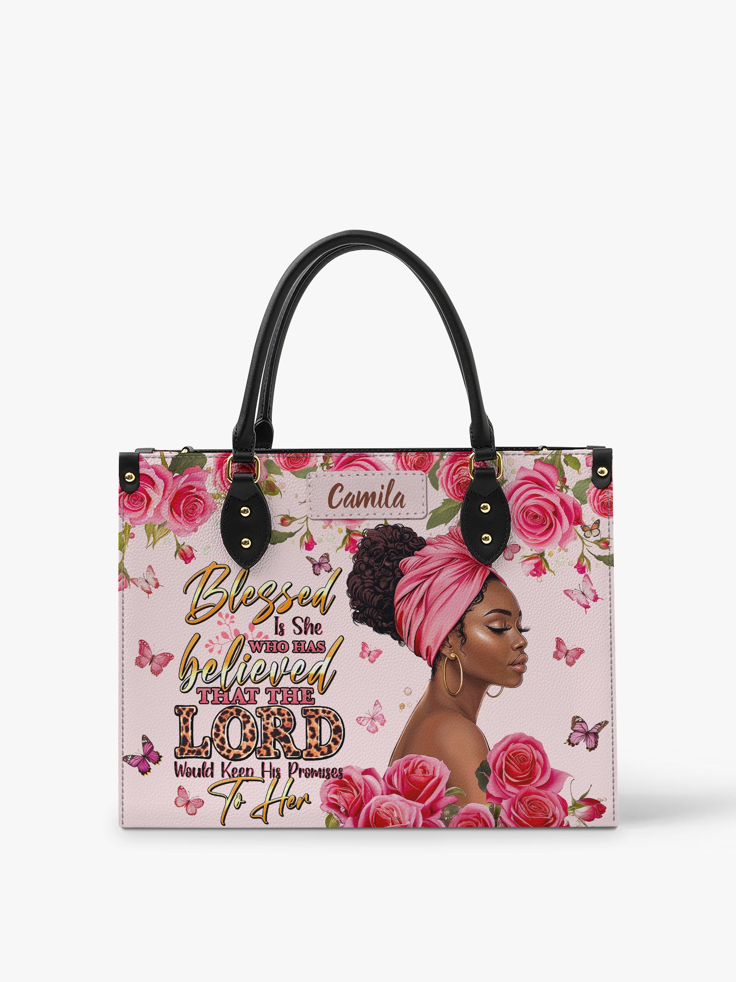 Blessed Believer Premium Leather Handbag