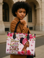 Blessed Believer Premium Leather Handbag