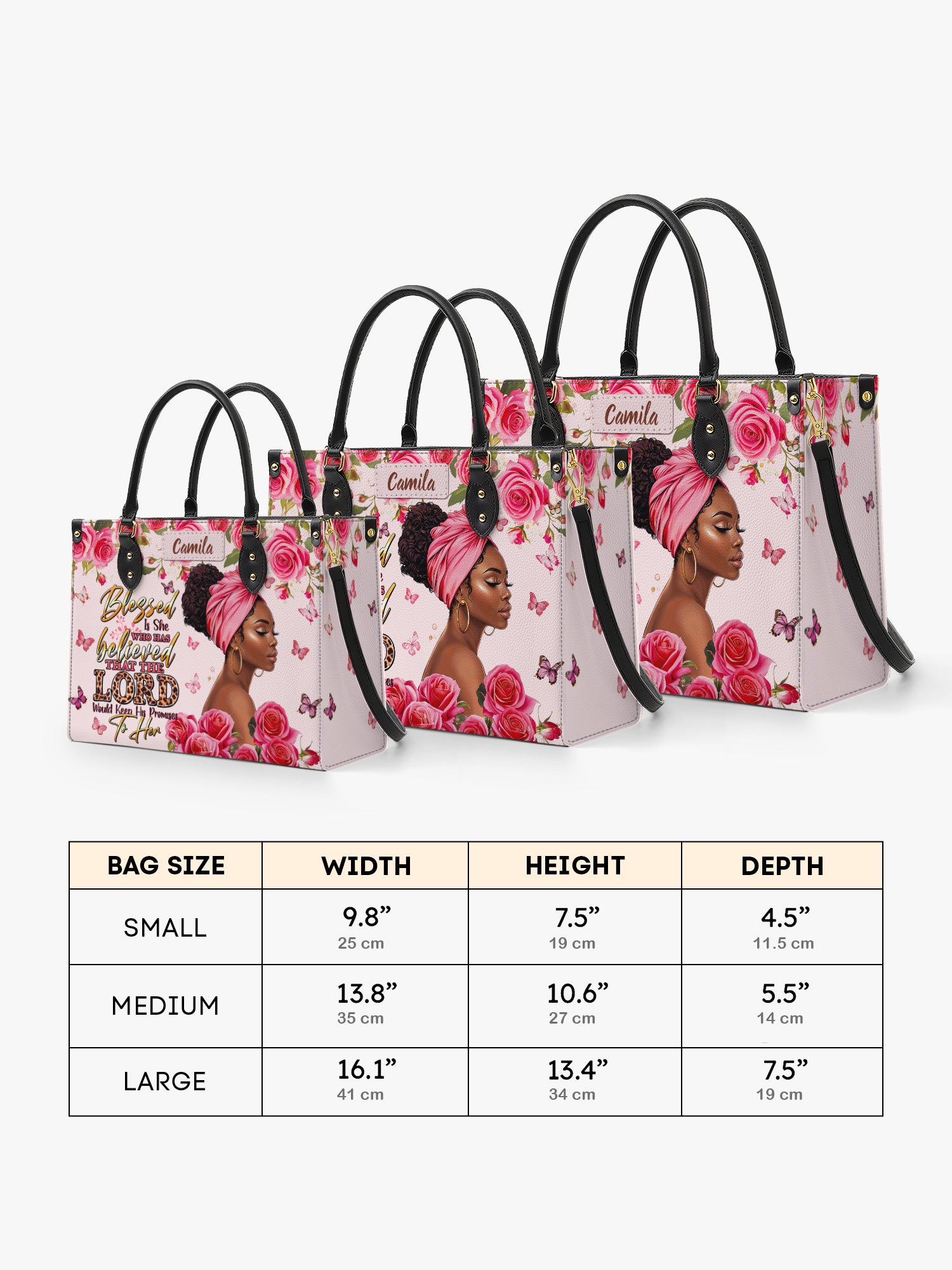 Blessed Believer Premium Leather Handbag