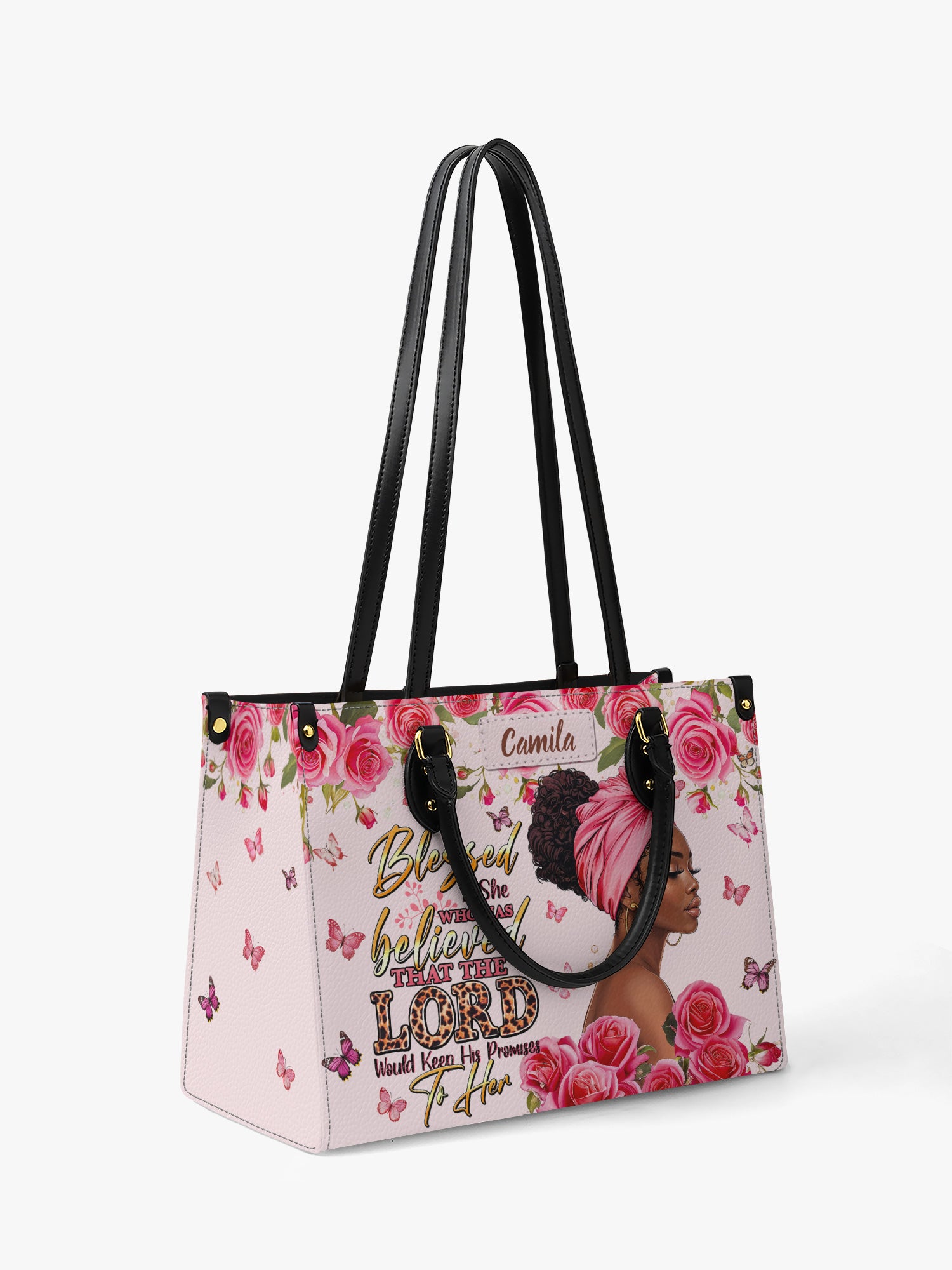 Blessed Believer Premium Leather Handbag