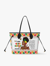 Black History Power Classic Shopper Tote