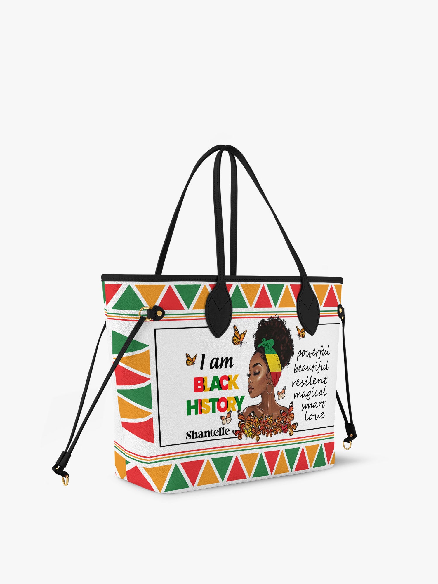 Black History Power Classic Shopper Tote