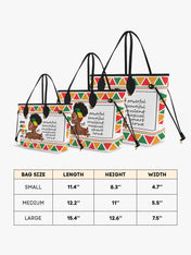 Black History Power Classic Shopper Tote