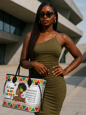 Black History Power Classic Shopper Tote