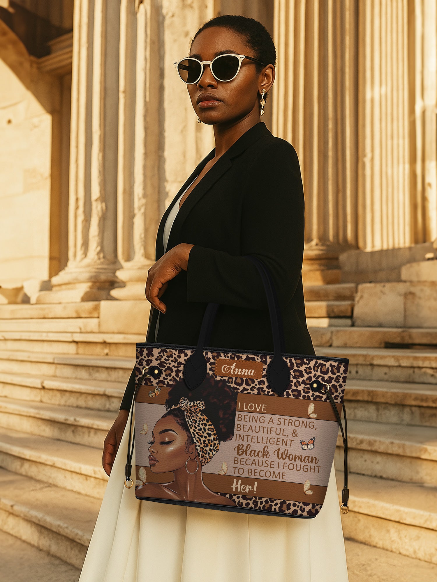 Strong Black Woman Classic Shopper Tote