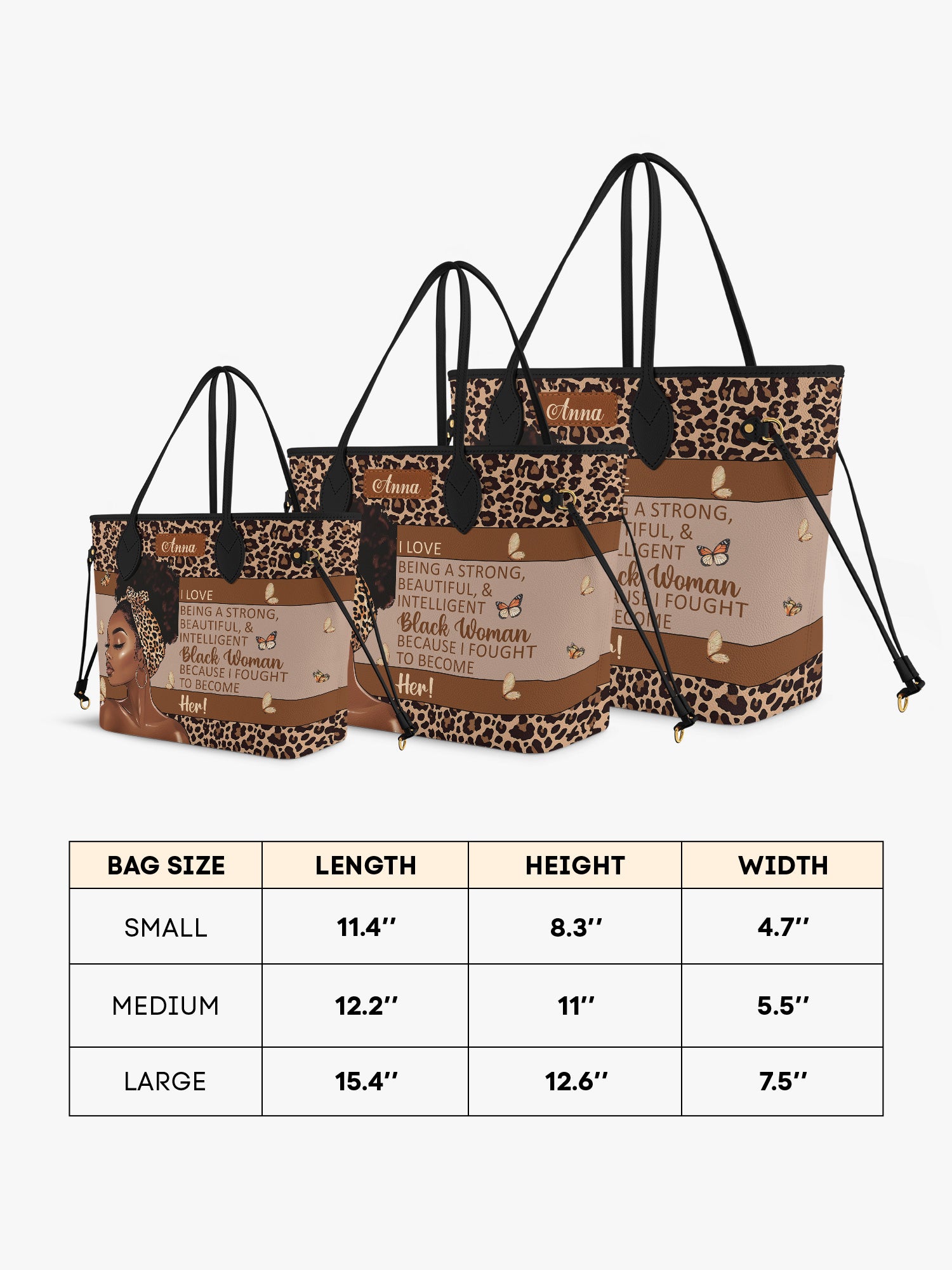 Strong Black Woman Classic Shopper Tote