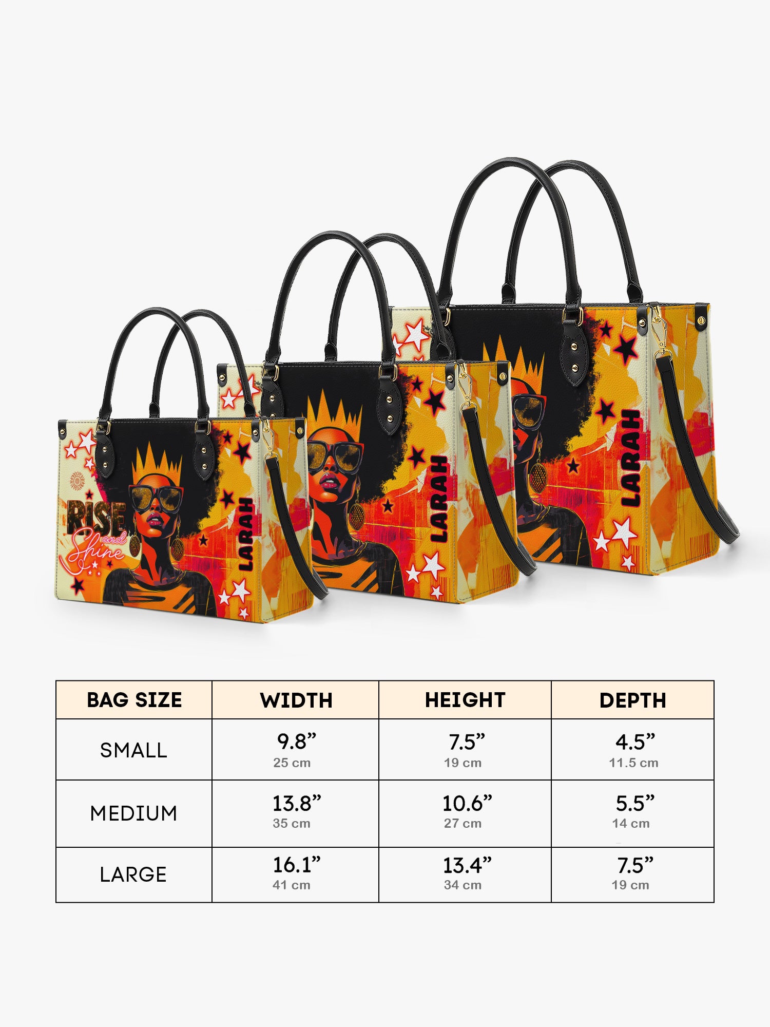 Rise And Shine Premium Leather Handbag