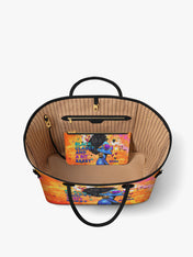 Black Classy Classic Shopper Tote