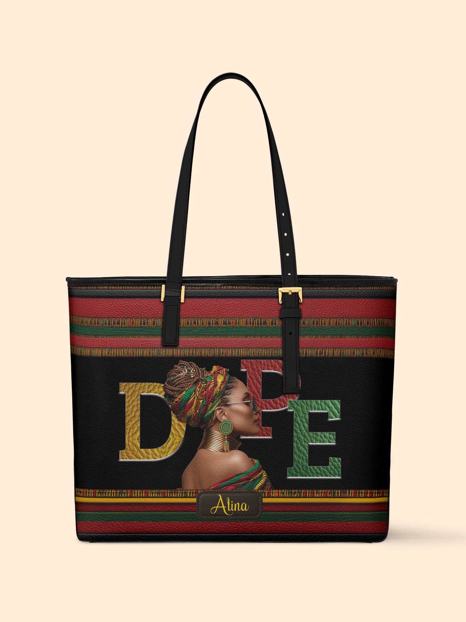Dope Mama Sleek Leather Tote
