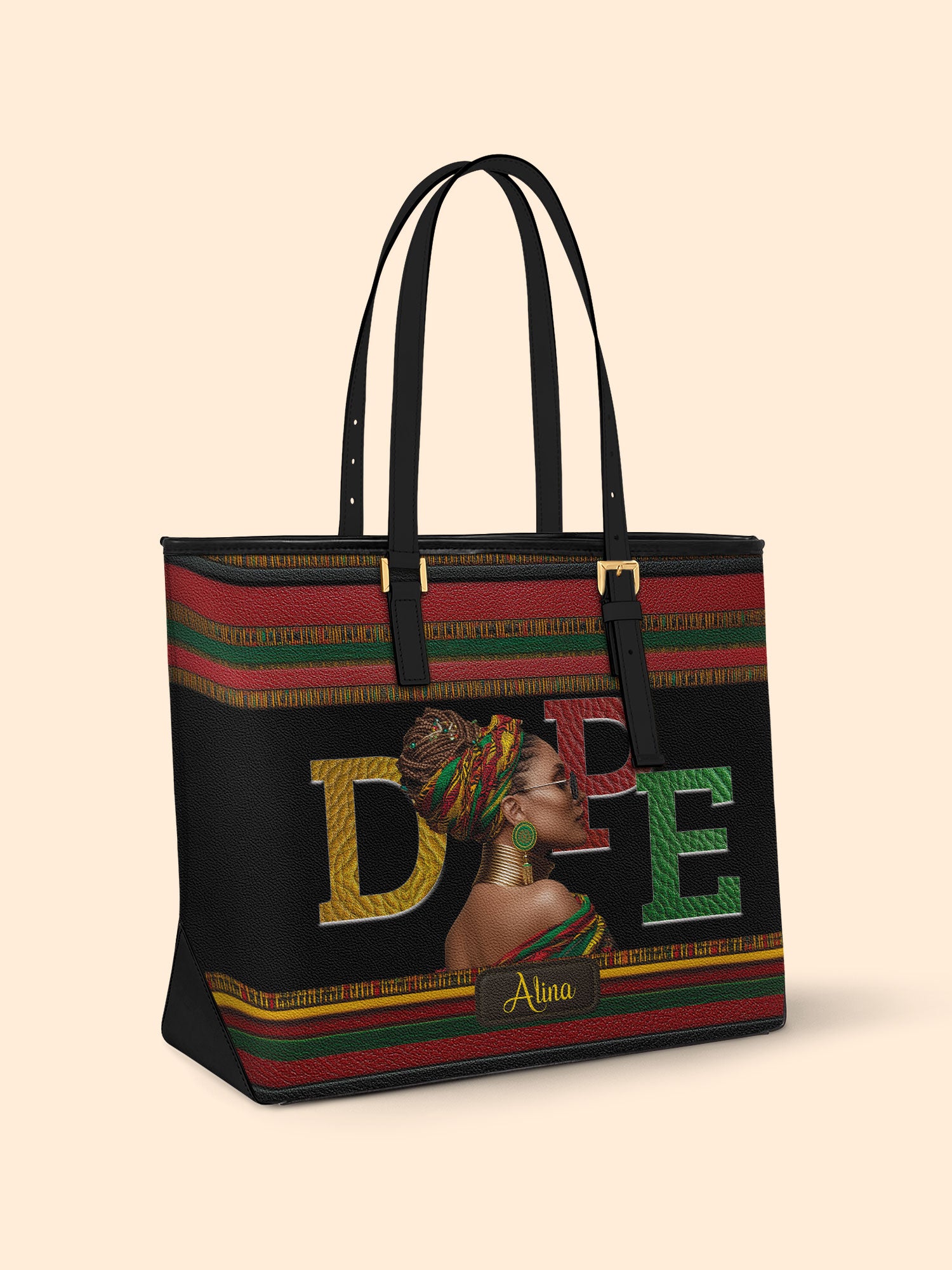 Dope Mama Sleek Leather Tote
