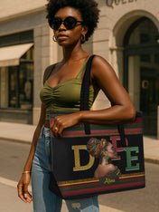 Dope Mama Sleek Leather Tote