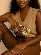 Bold Black Woman Slimline Zippy Wallet