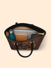 Afrique Oak Sleek Leather Tote
