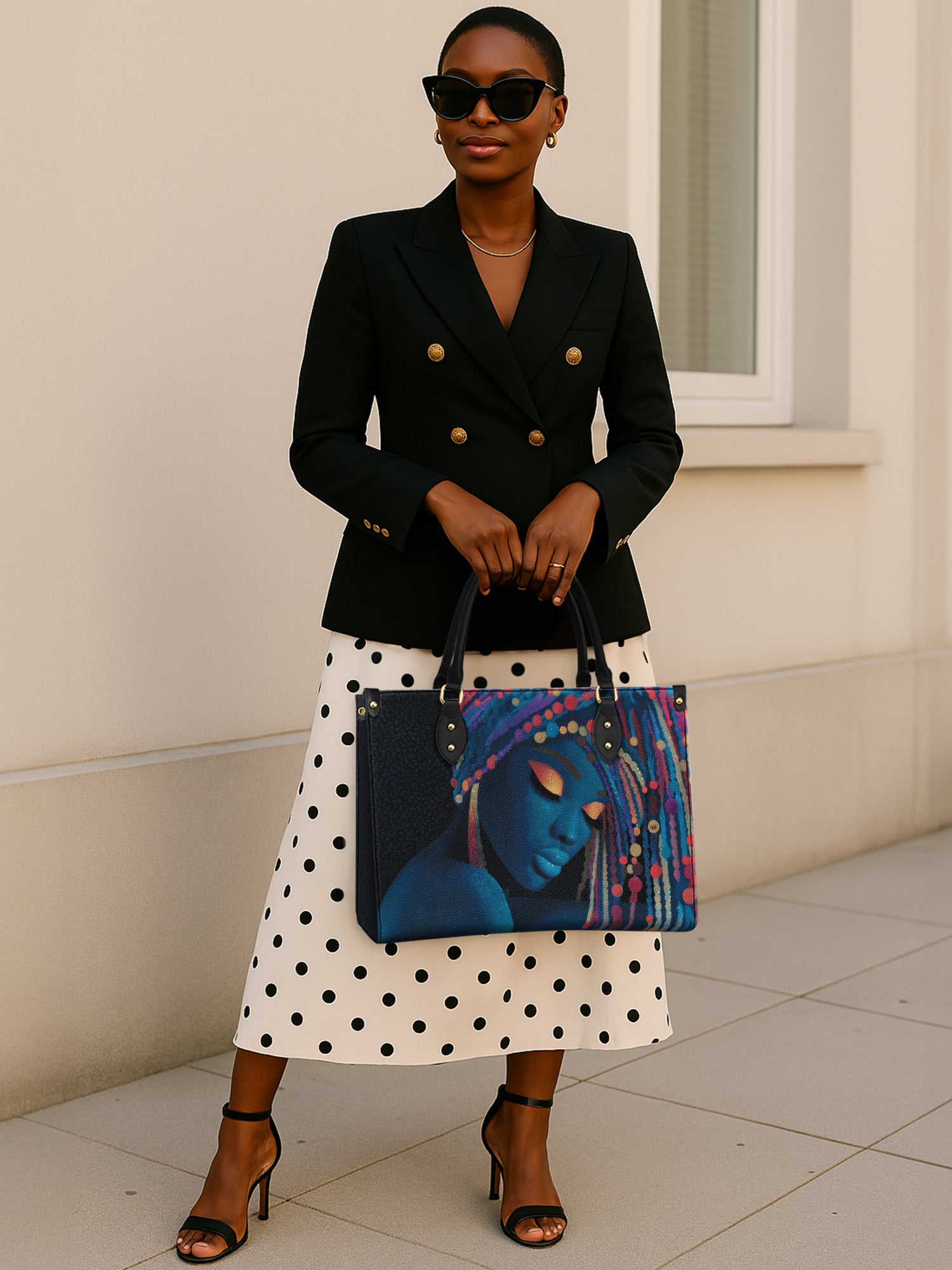 Sable Spell Premium Leather Handbag QR0XD081