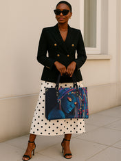 Sable Spell Premium Leather Handbag QR0XD081