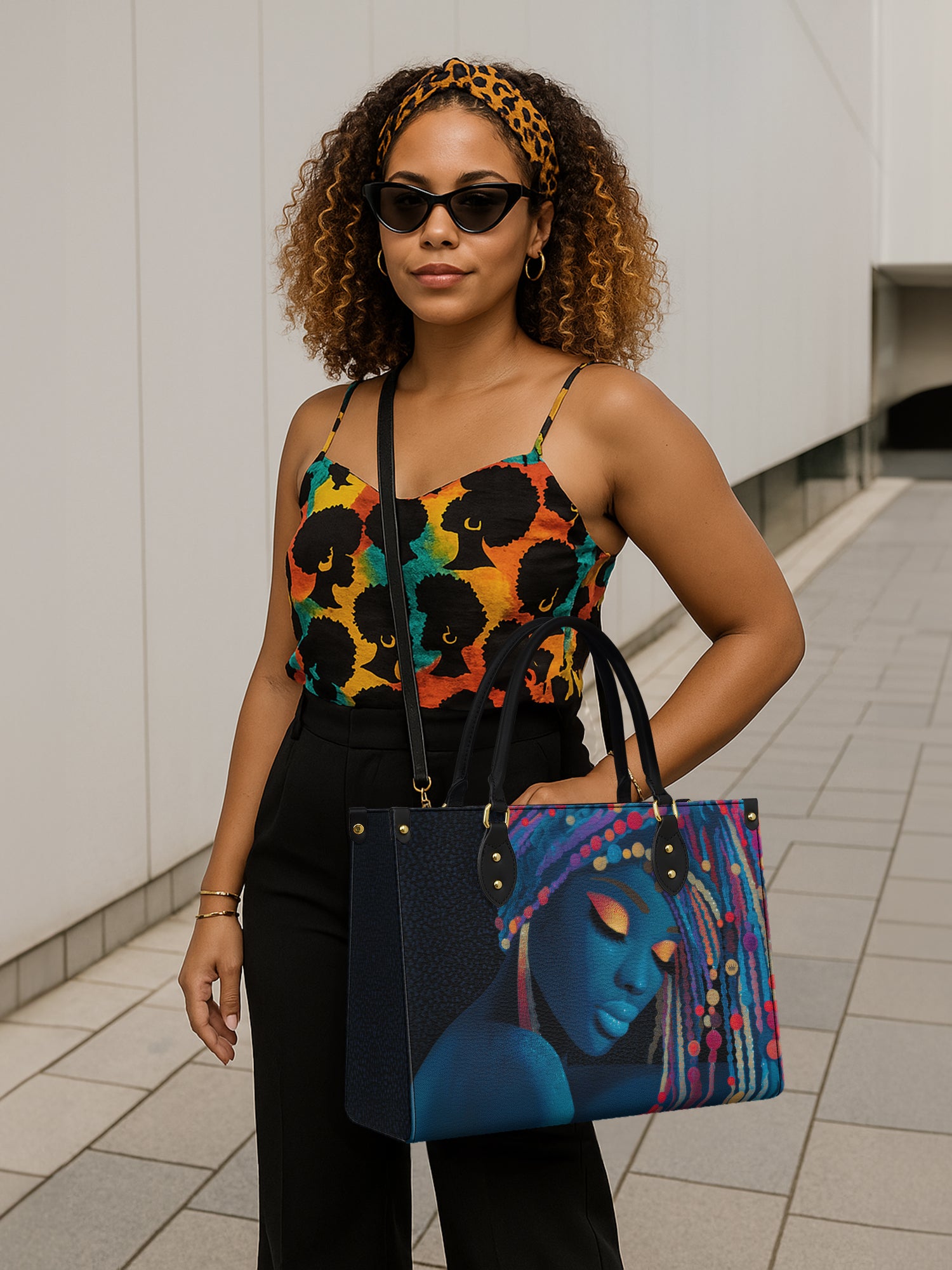 Sable Spell Premium Leather Handbag QR0XD081