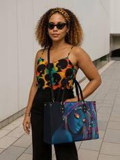 Sable Spell Premium Leather Handbag QR0XD081