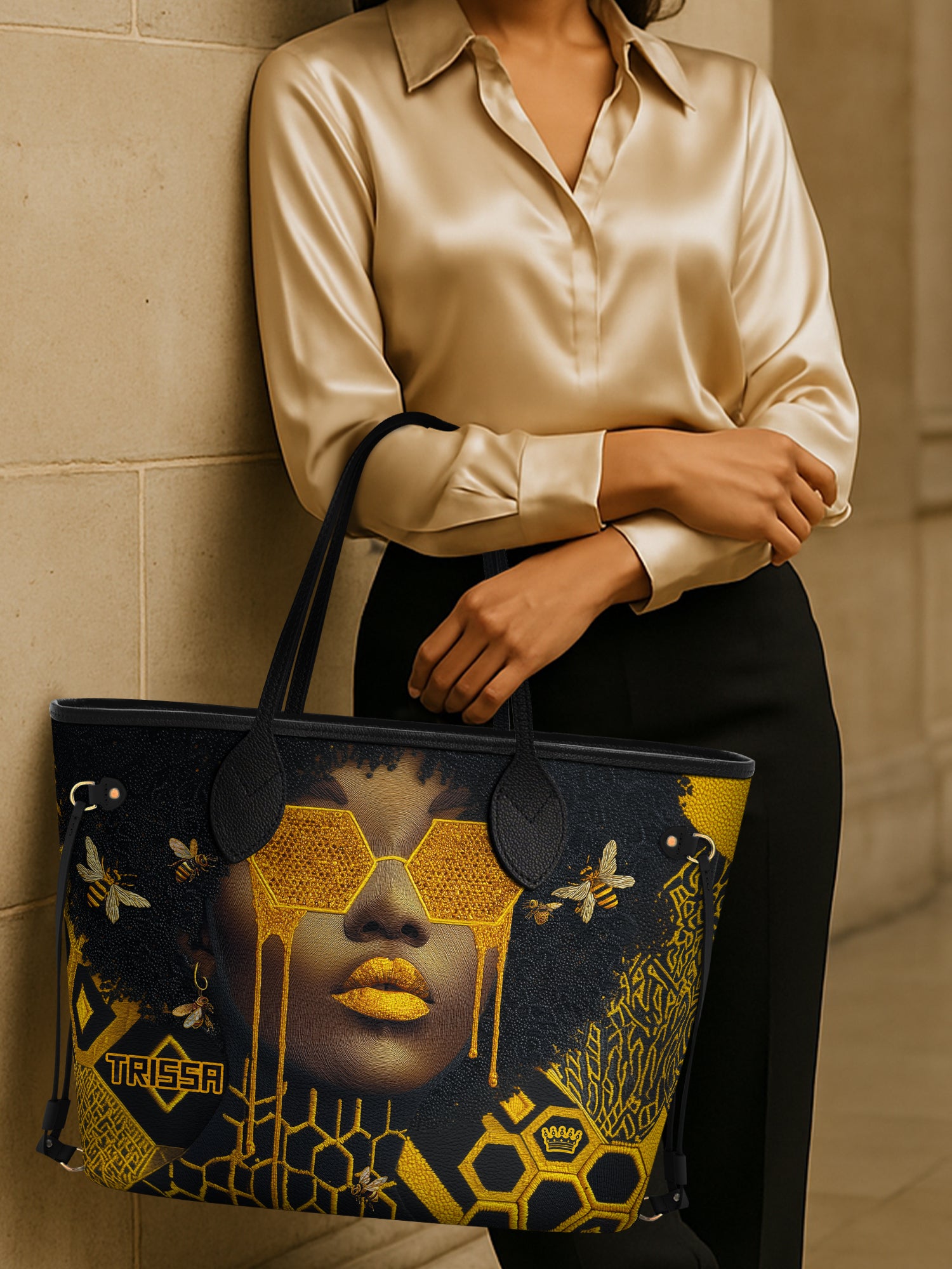 Golden Hive Classic Shopper Tote