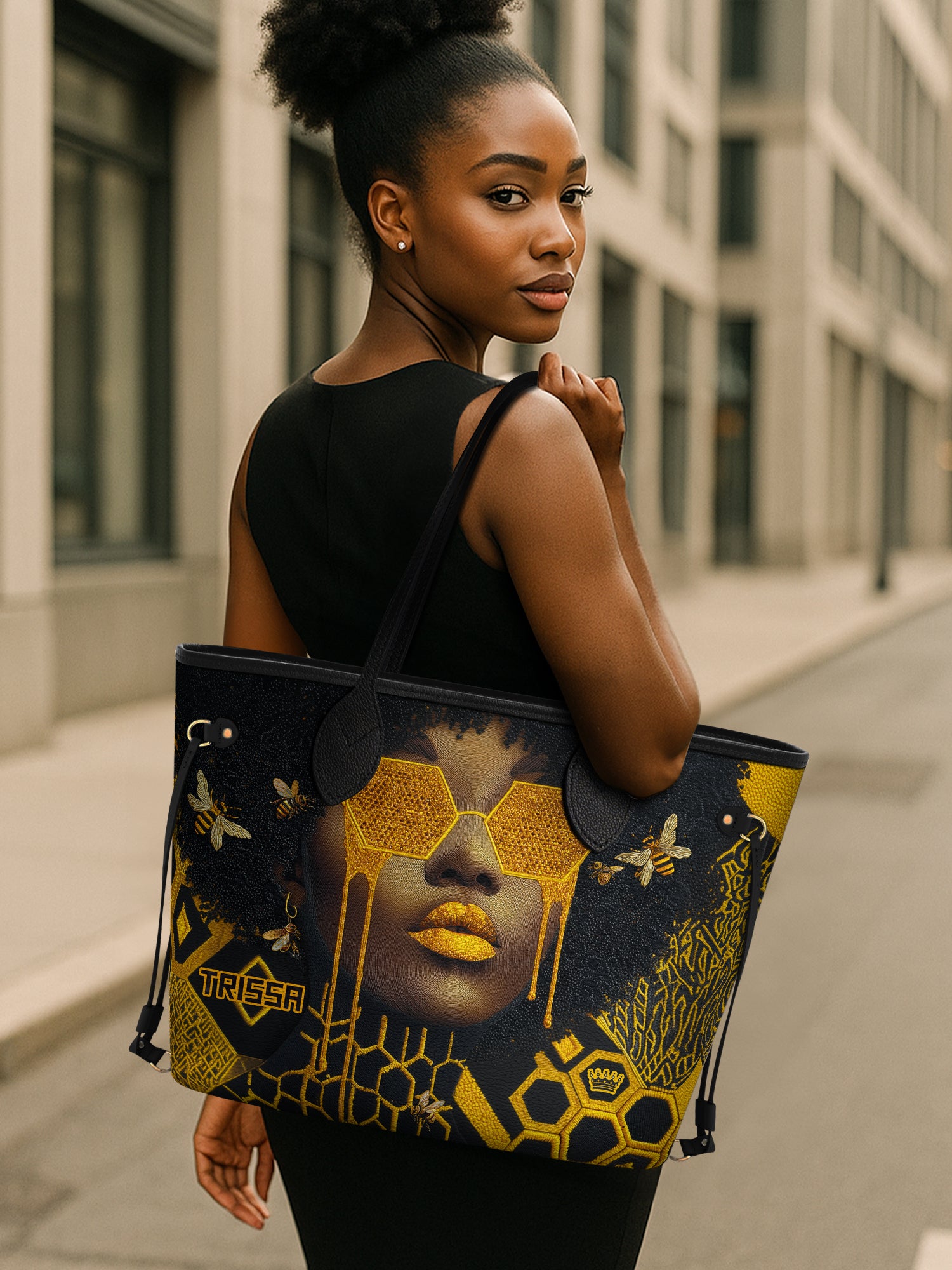 Golden Hive Classic Shopper Tote