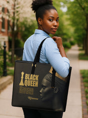 Royal Strategy Sleek Leather Tote