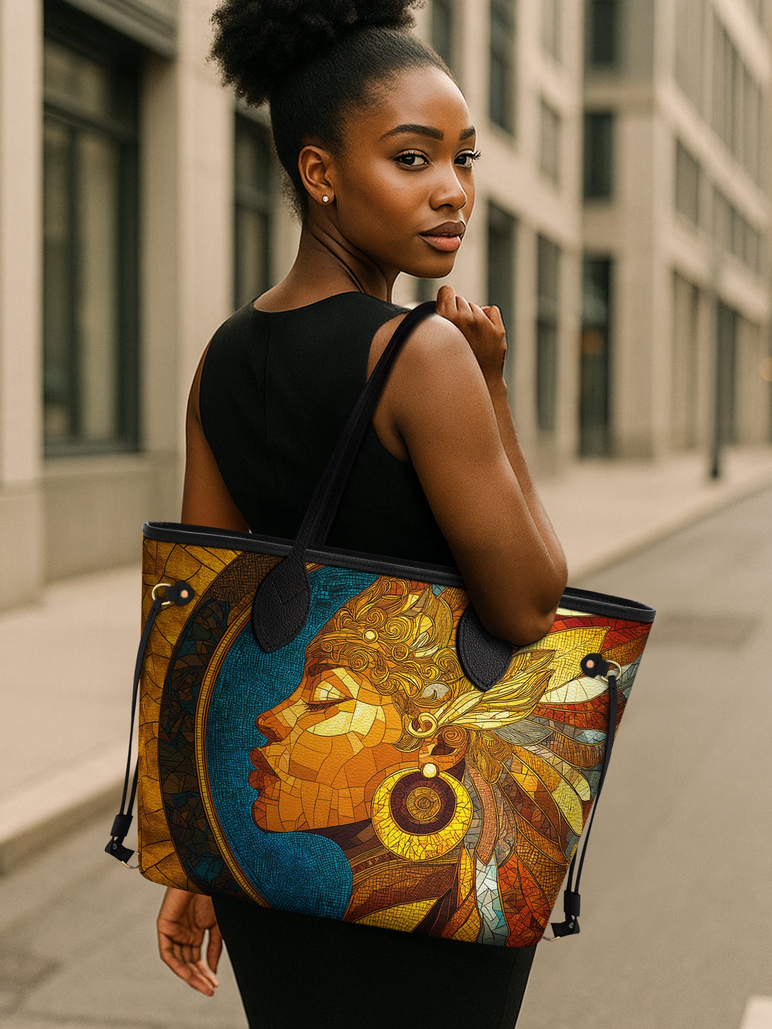 Solar Mosaic Classic Shopper Tote QR0TV004