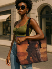 Cowgirl Spirit Sleek Leather Tote