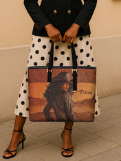 Cowgirl Spirit Sleek Leather Tote