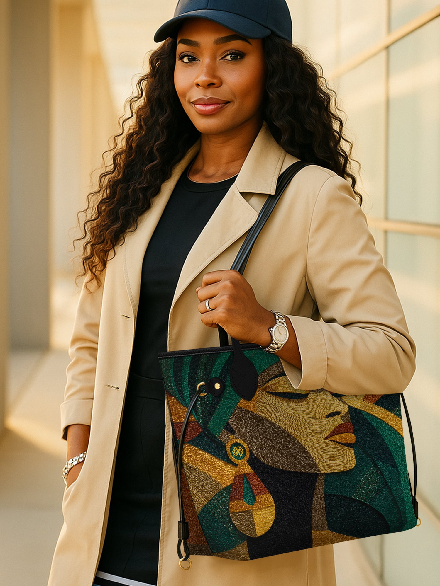 Ancestral Fold Classic Shopper Tote QR0XD061